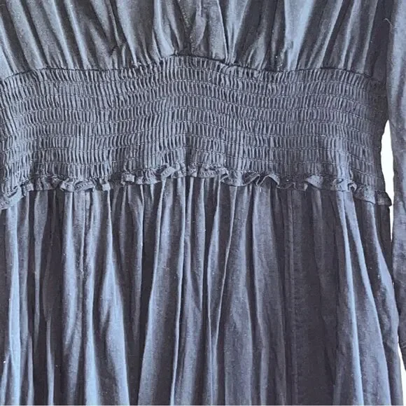 Women's Old Navy Black Long Dress - Picture 4 of 10